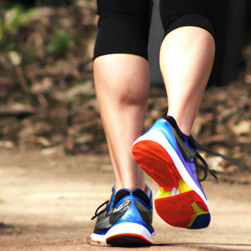 תמונה המציגה אצנית אישה, המדגישה את החשיבות של נעלי ריצה טובות